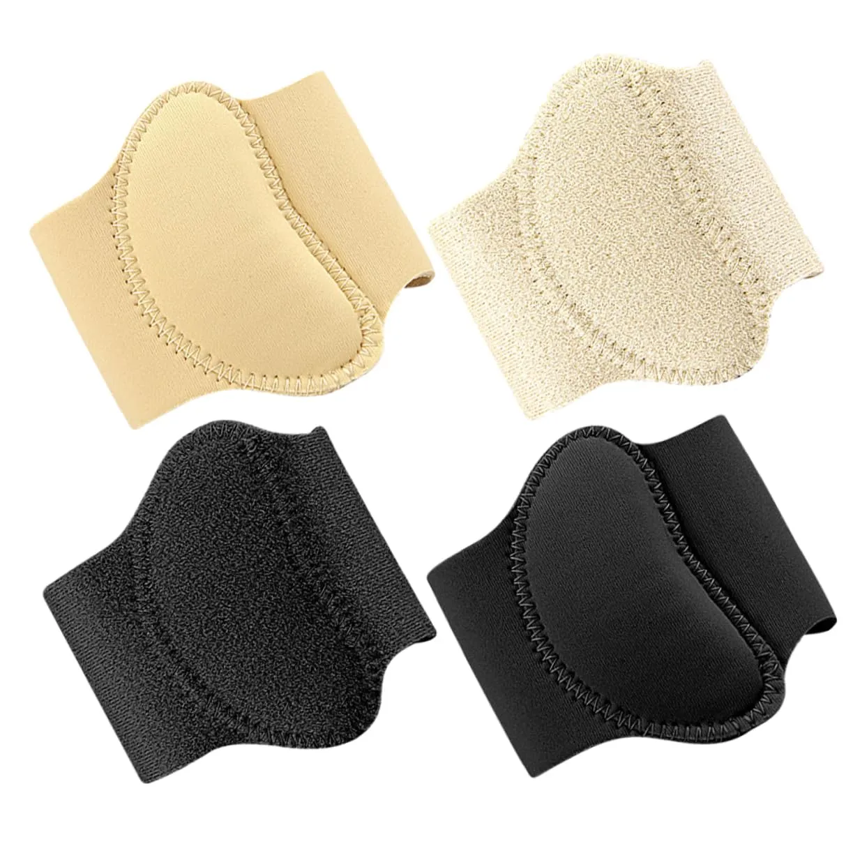 2 Pairs High Arch Support Compression Sleeves Cushioned Foot Wraps for Relief Ankle Brace Pad for Men Women