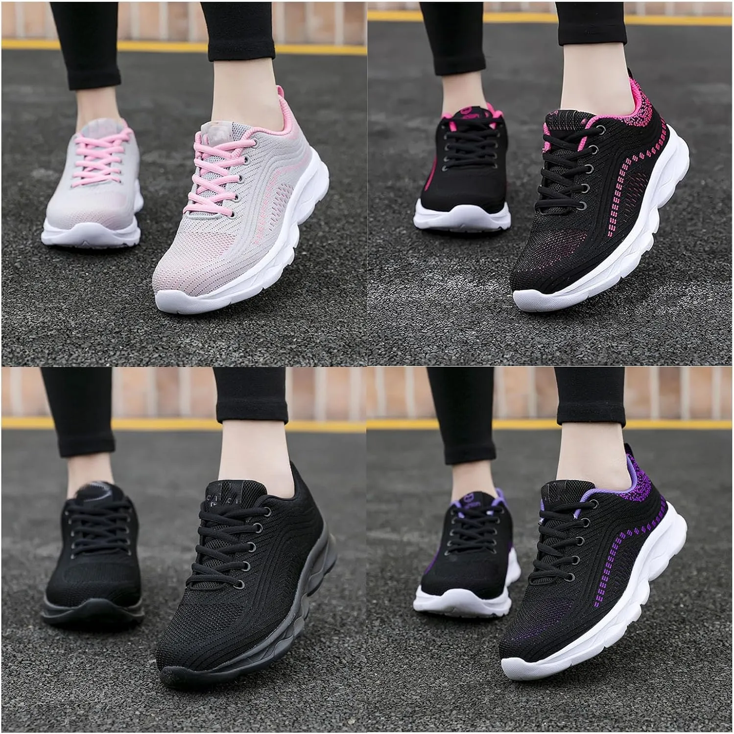 2024 Women's Air Cushion Sneakers, Non Slip Walking Sneakers Running Shoes for Women, Women Orthopedic Sneakers