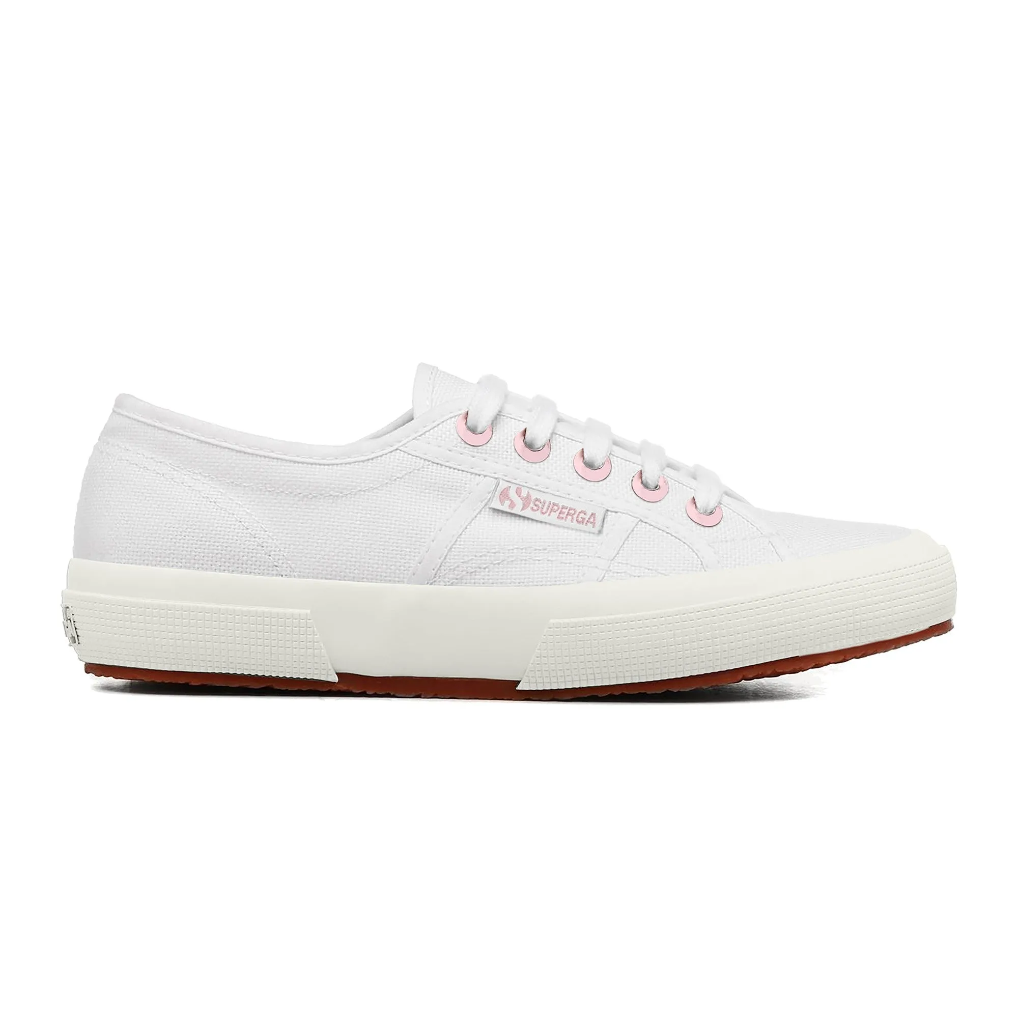2750 Big Flat Eyelets - White Pink Avorio