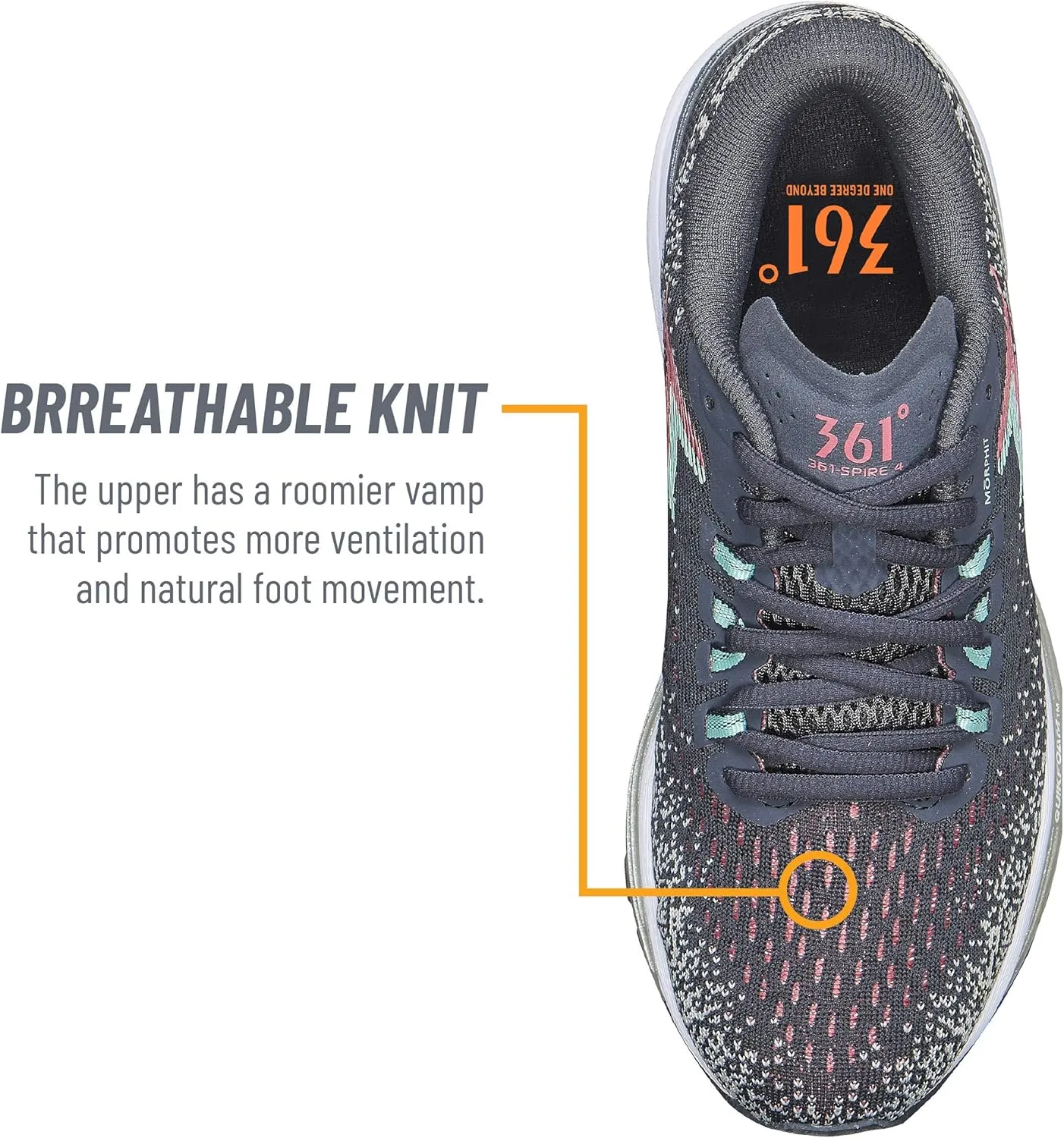 361 Women's Spire 3 Running Shoe Sneaker