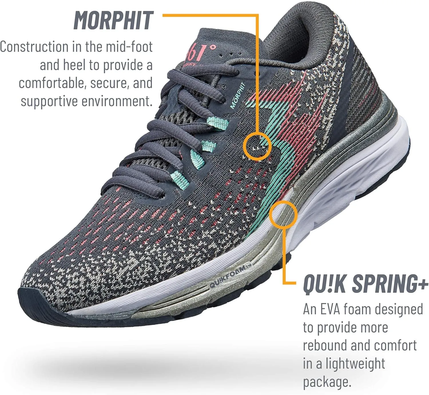 361 Women's Spire 3 Running Shoe Sneaker