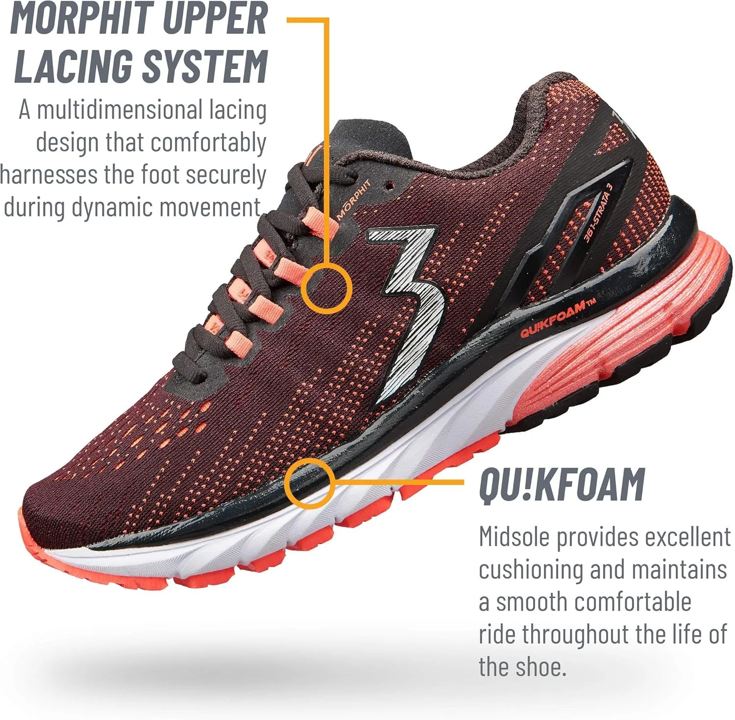 361° Women's Strata 3 Running Shoe