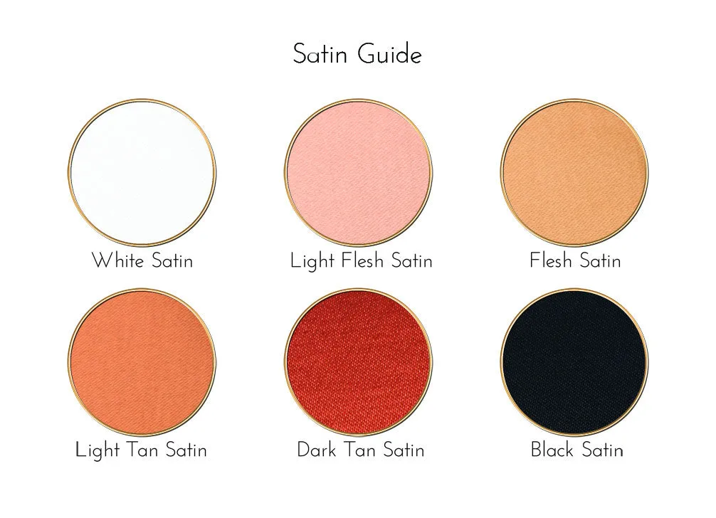 835 Monsoon | Dark Tan Satin | 3" Flared