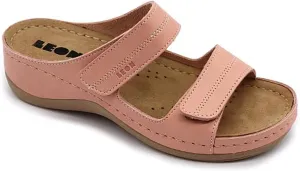 907 Leather Slip-on Womens Ladies Sandal Clogs Mules Slides Slippers Shoes