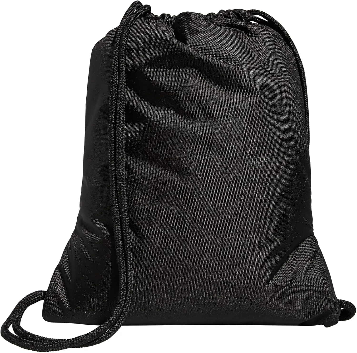 adidas Alliance Sackpack, Drawstring, Lightweight Small Gym Bag for Women, Soccer Backpack, Black, One Size