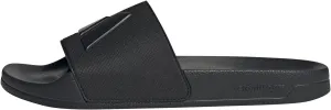 adidas Unisex Adilette Shower Slide Sandal, Black/Black/Black, 9 US Men