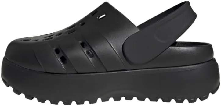 adidas Women's Adilette Clog Platform Slide Sandal