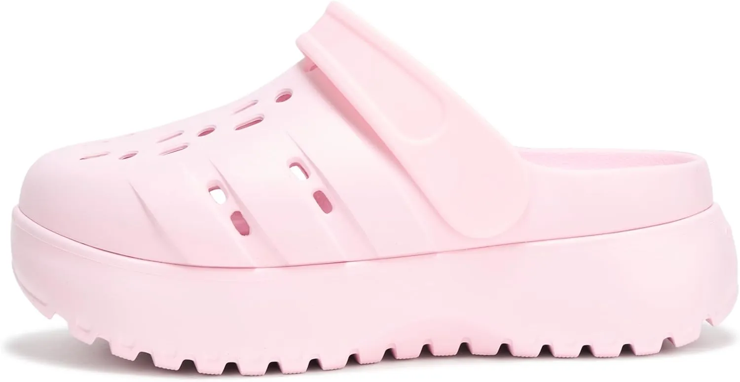 adidas Women's Adilette Clog Platform Slide Sandal