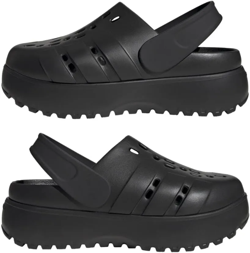 adidas Women's Adilette Clog Platform Slide Sandal