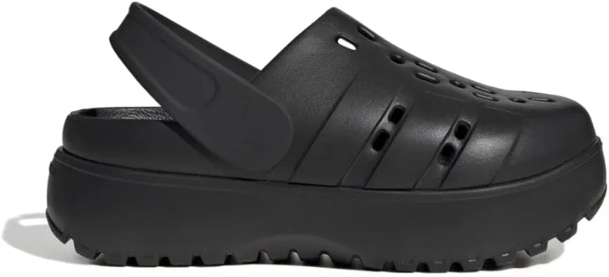 adidas Women's Adilette Clog Platform Slide Sandal