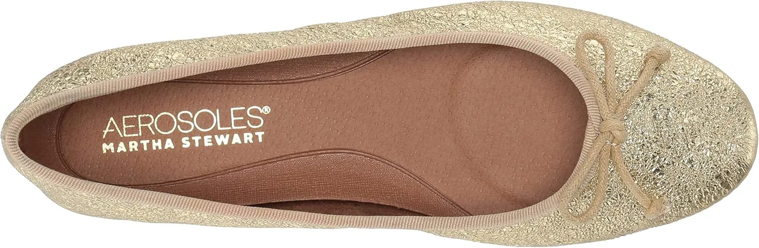 Aerosoles - Women's Homerun Flat - Ballet Style Flat with Memory Foam Footbed