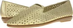 Aerosoles Women's You Betcha Slip-On Loafer, Gold Suede 8 M US