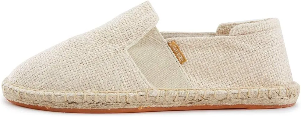 Alexis Leroy Men's Canvas Slip on Flat Espadrilles