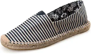 Alexis Leroy Men's Fashion Casual Canvas Slip on Flat Espadrilles