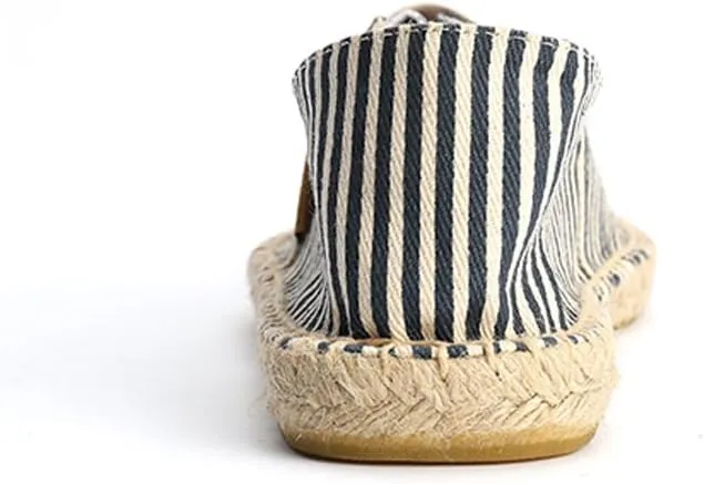 Alexis Leroy Men's Fashion Casual Canvas Slip on Flat Espadrilles