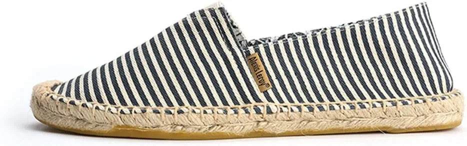 Alexis Leroy Men's Fashion Casual Canvas Slip on Flat Espadrilles