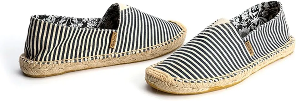 Alexis Leroy Men's Fashion Casual Canvas Slip on Flat Espadrilles