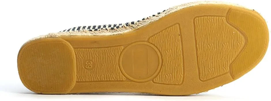 Alexis Leroy Men's Fashion Casual Canvas Slip on Flat Espadrilles