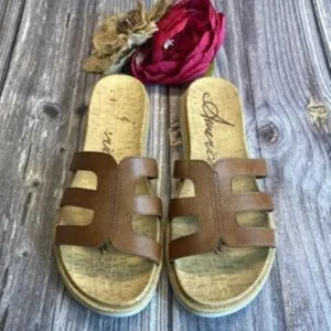 AMERICAN RAG Danah Brown Flat Sandals 7M
