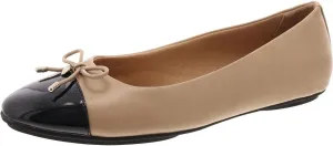 Anne Klein Womens LUCI Faux Leather Slip On Flat Shoes