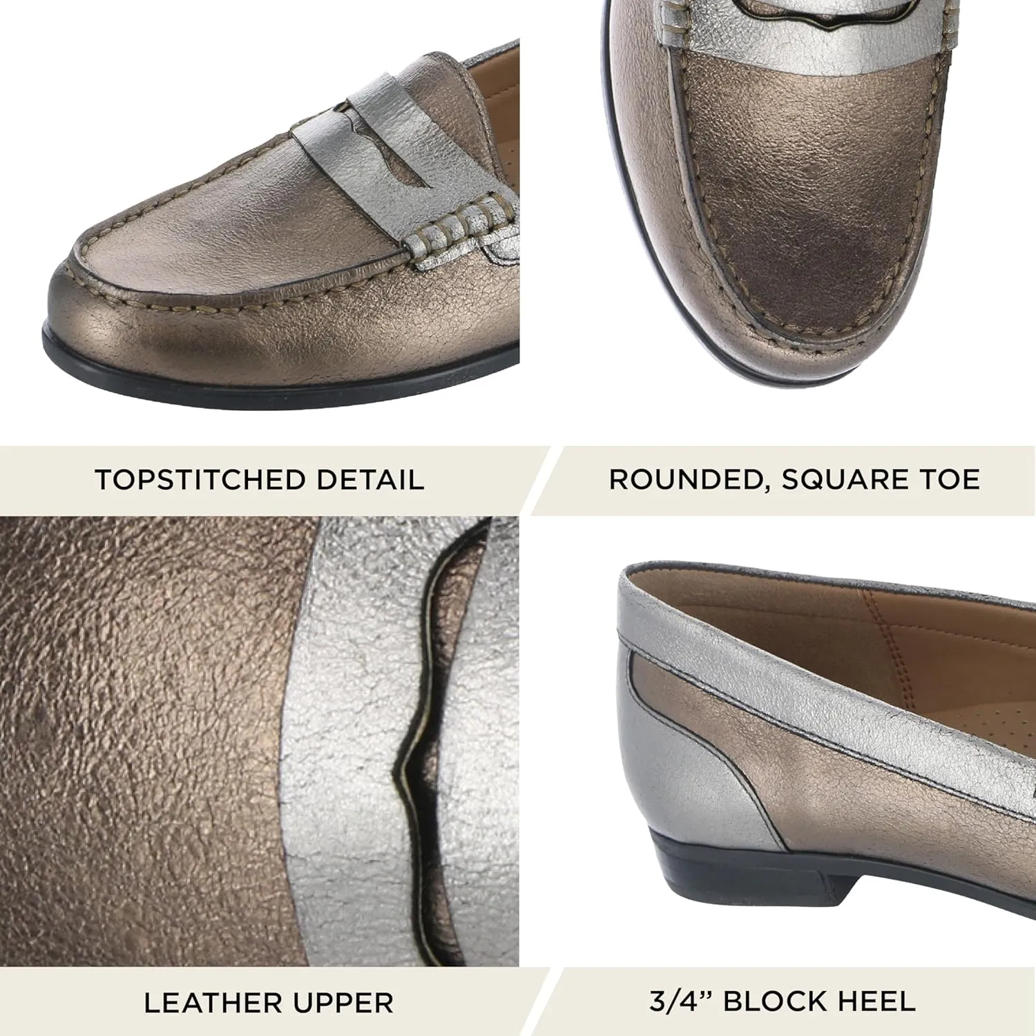 ARRAY Women's Harper Leather Slip-On Leather Loafer
