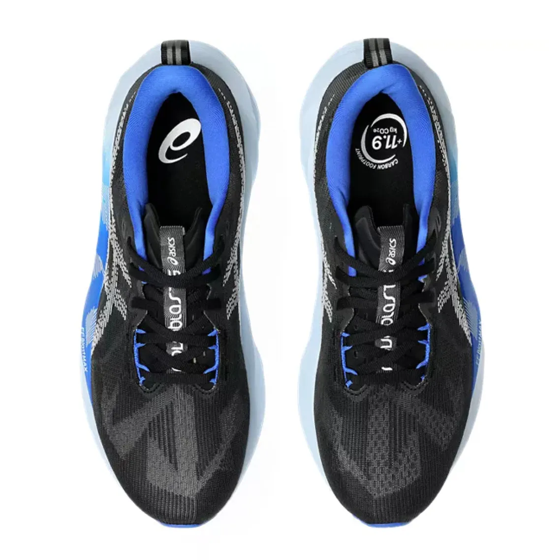 Asics Men's Novablast 5 Running Shoes Black / White