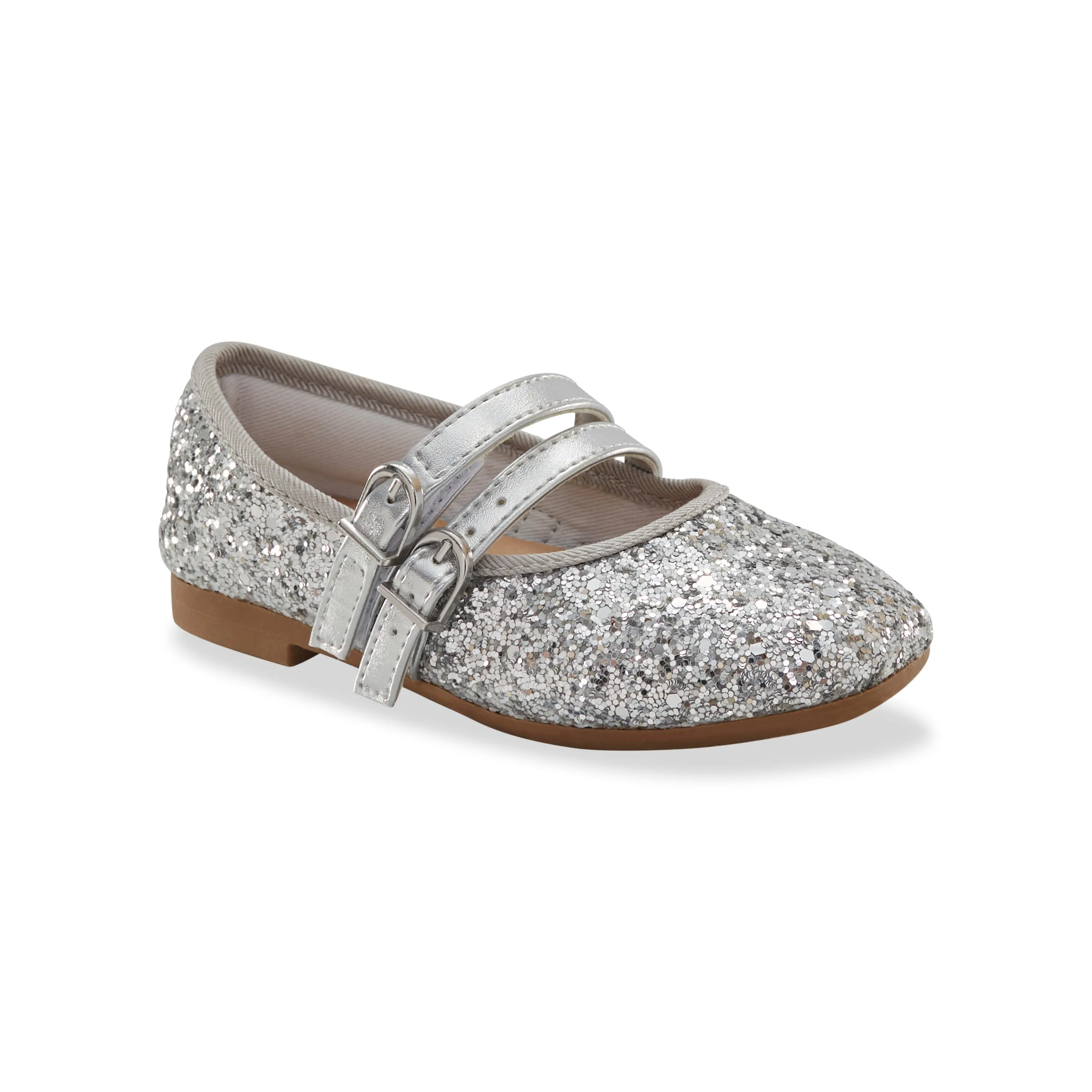 Avril Ballet Flat - Big Kid Silver
