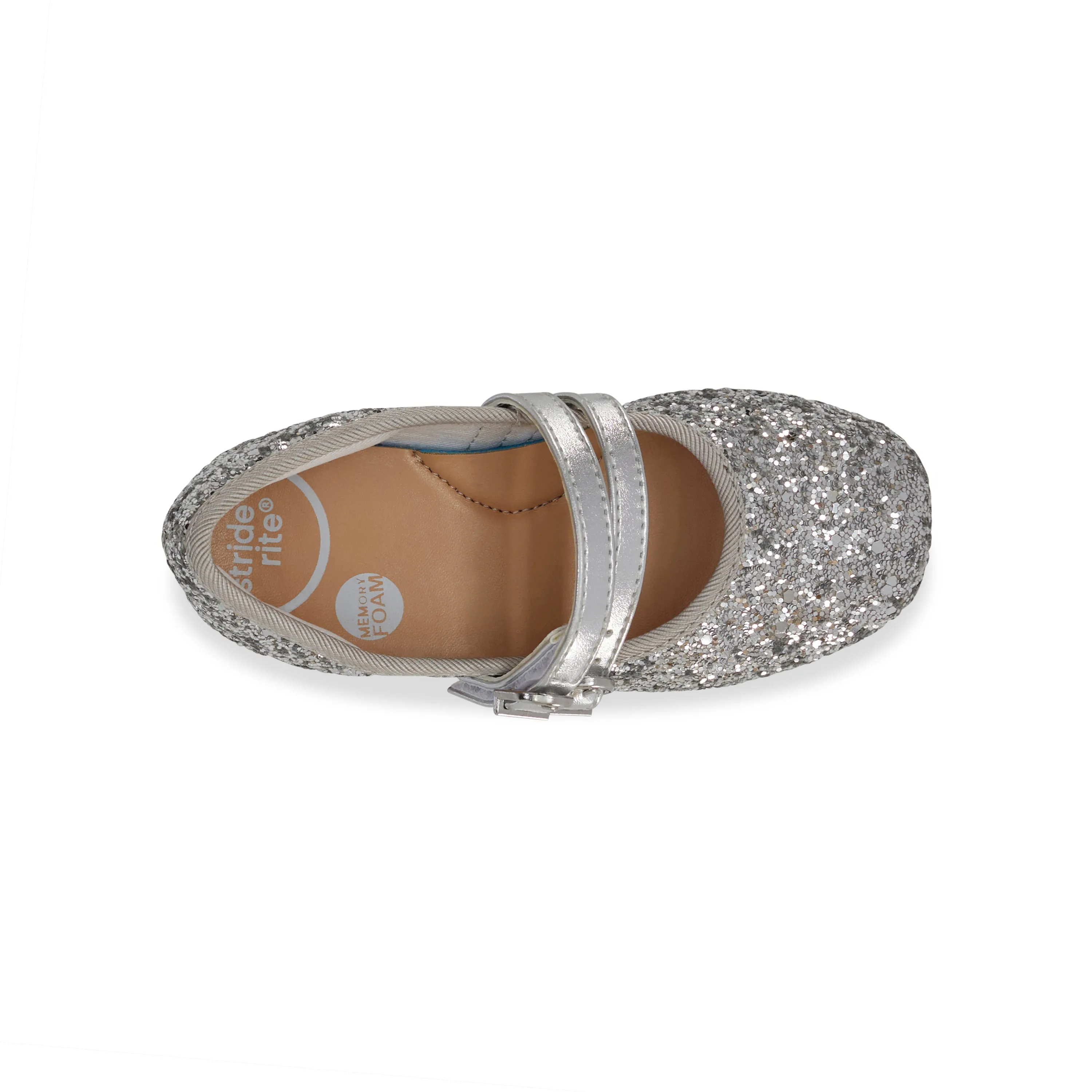 Avril Ballet Flat - Big Kid Silver