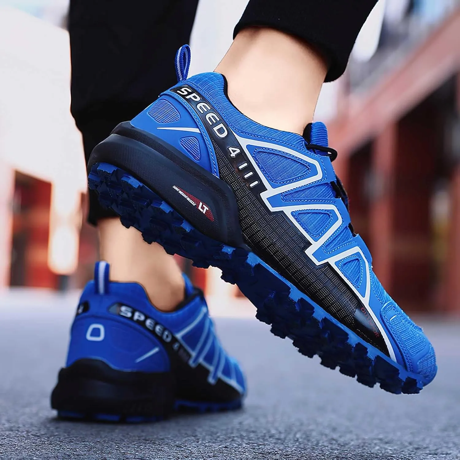 baobeijiadao Hiking Shoe for Men Outdoor Trekking Trail Running Sneaker Waterproof Non Slip Work Shoes