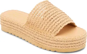 BEACH by Matisse Womens Del Mar Espadrille Platform Casual Sandals Casual Low Heel 1-2" - Black