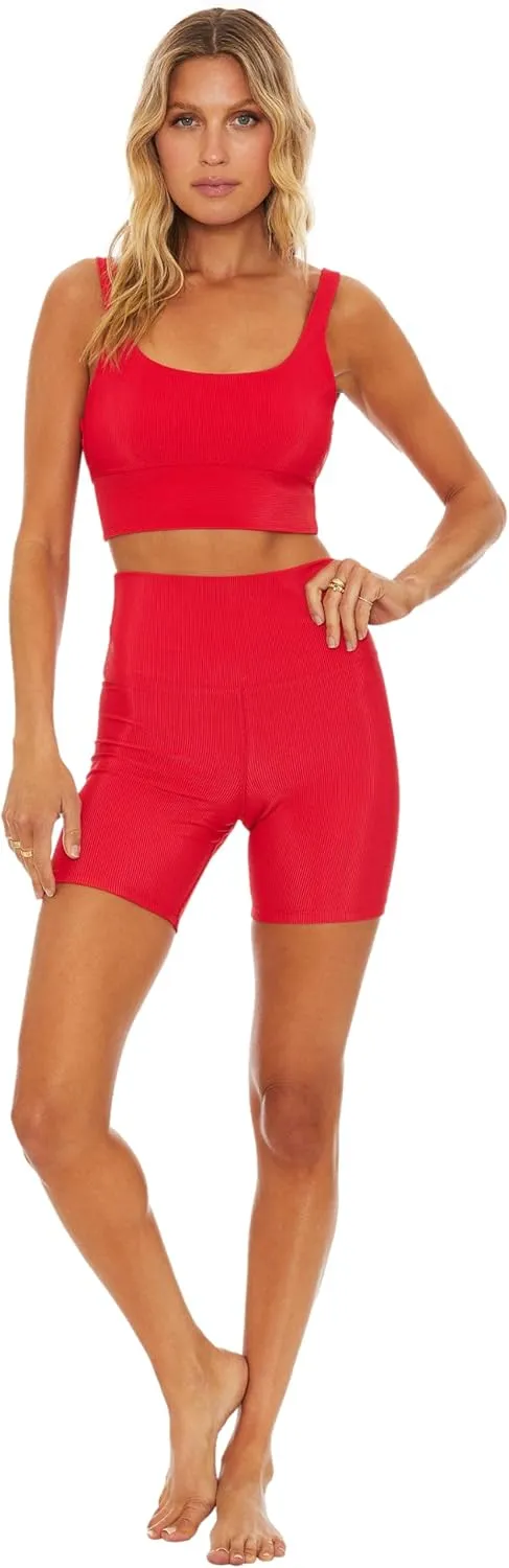 Beach Riot Women's Red Bike Shorts - XL