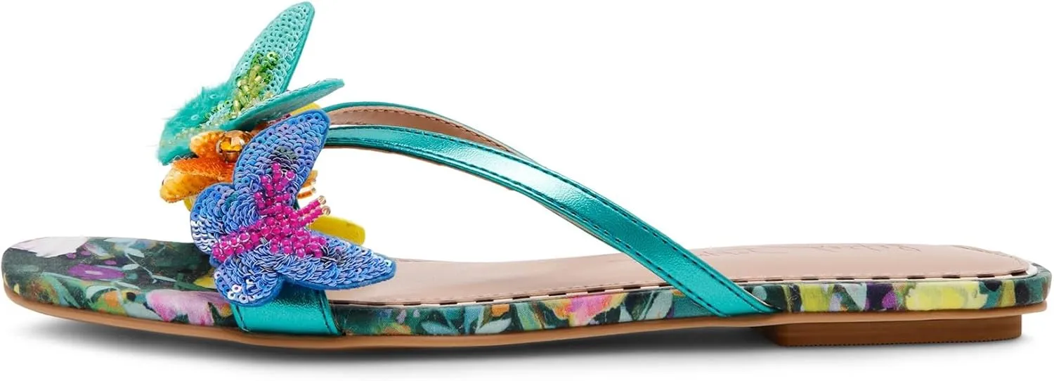 Betsey Johnson Women's Sellena Flat Sandal