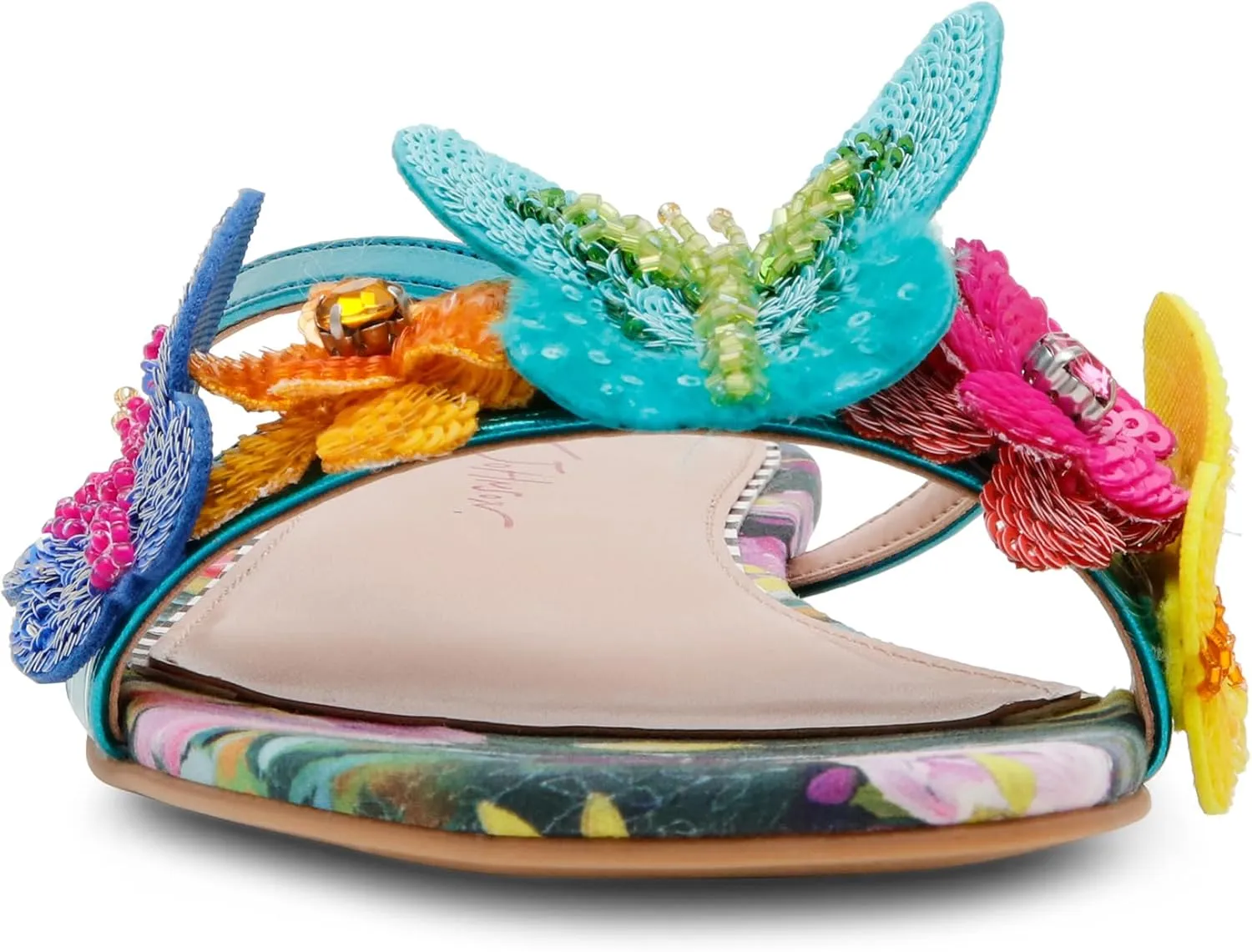 Betsey Johnson Women's Sellena Flat Sandal