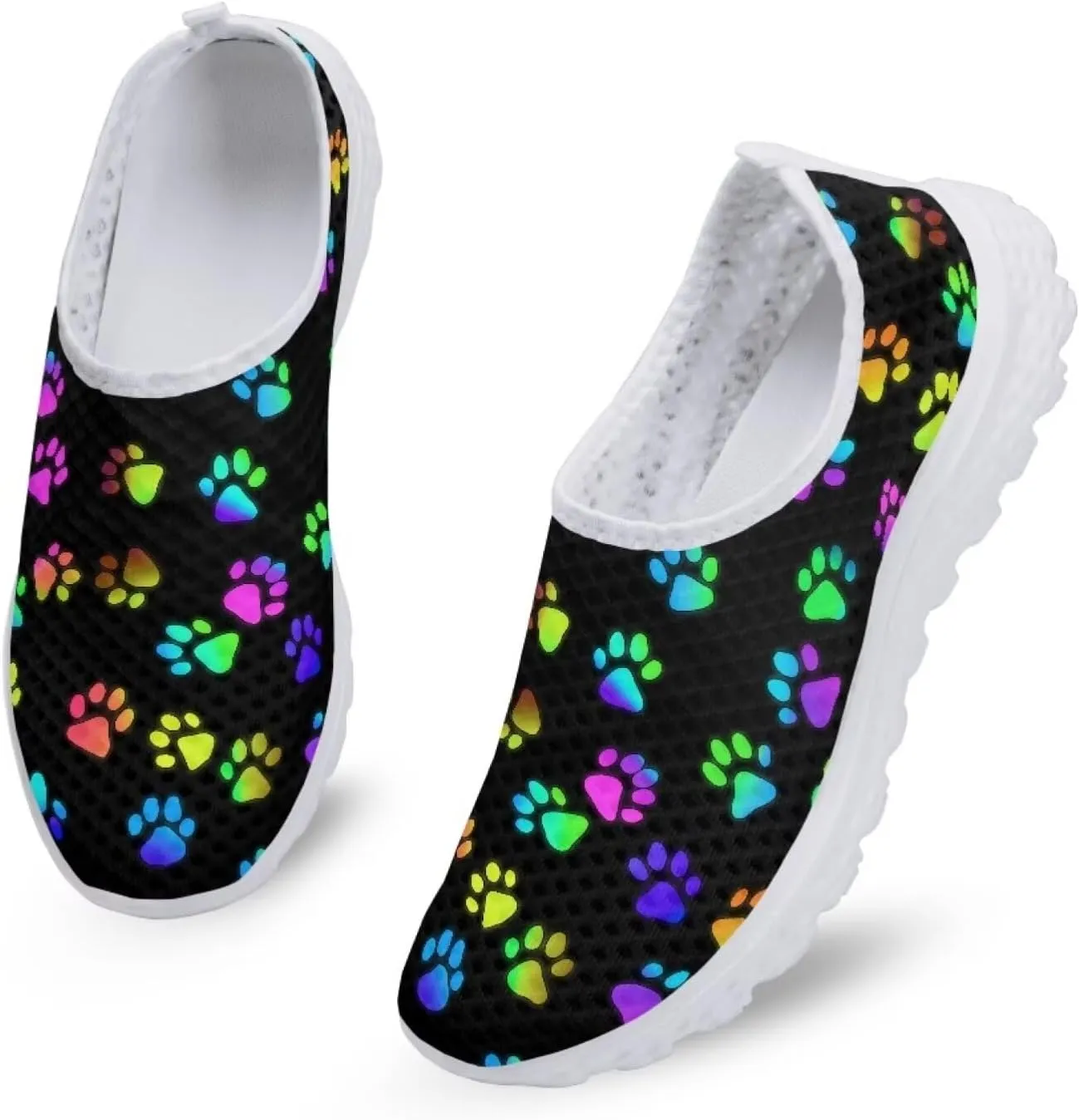 BIGCARJOB Sneakers Running Shoes for Women Slip-on Walking Shoes Lightweight Woman Tennis Shoes Athletic Sock Shoes
