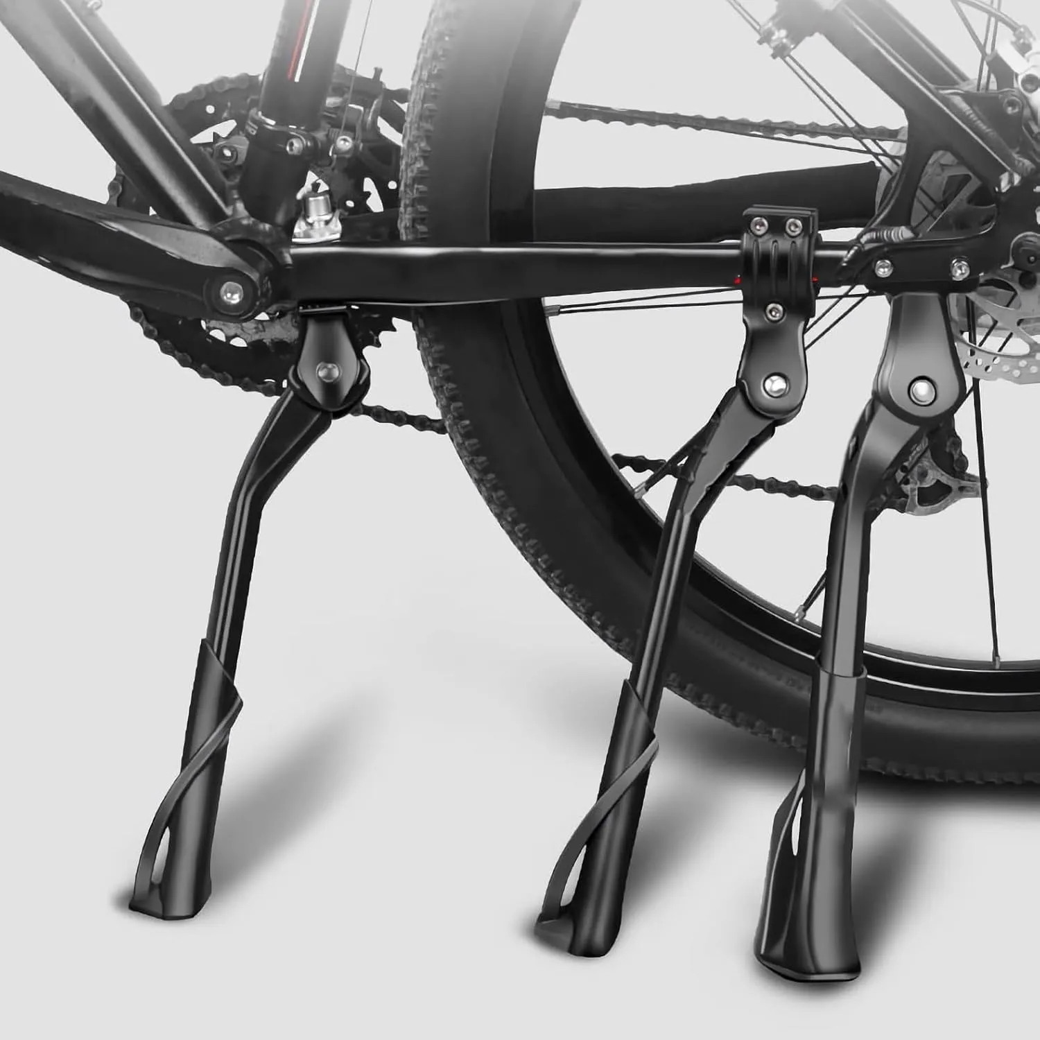 Bike Kickstand for Cervelo Aspero, Aluminum Adjustable Kickstand Foot Side Stand Suppor Rear Side Bicycle Stand with Non-Slip Rubber Foot,C