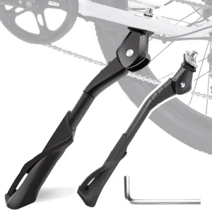 Bike Kickstand for Cervelo Aspero, Aluminum Adjustable Kickstand Foot Side Stand Suppor Rear Side Bicycle Stand with Non-Slip Rubber Foot,C