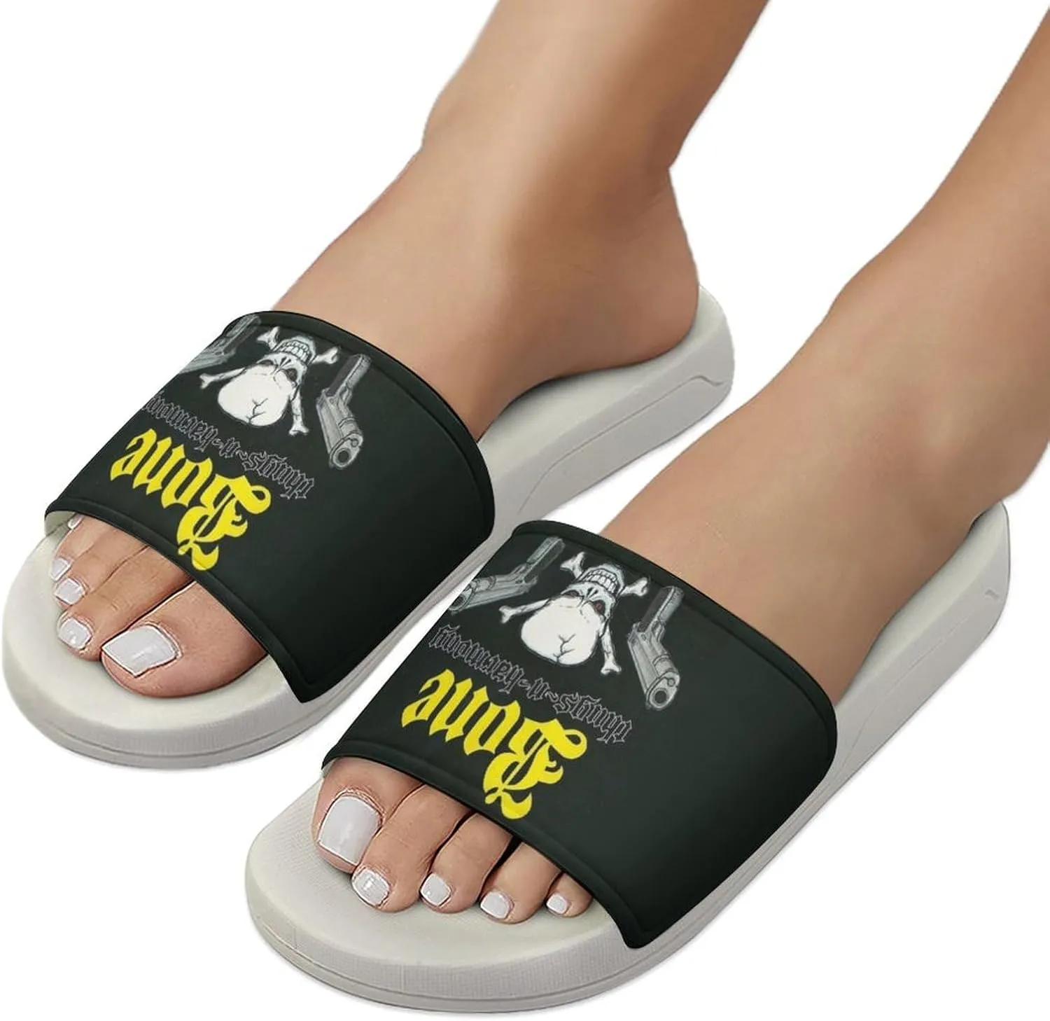 Bone Band Thugs Music N Rap Harmony PVC Home Slippers Womans Mens Slipper Non Slip Lightweight Open Toe Outdoor Breathable Shoes Quick Drying Sandal