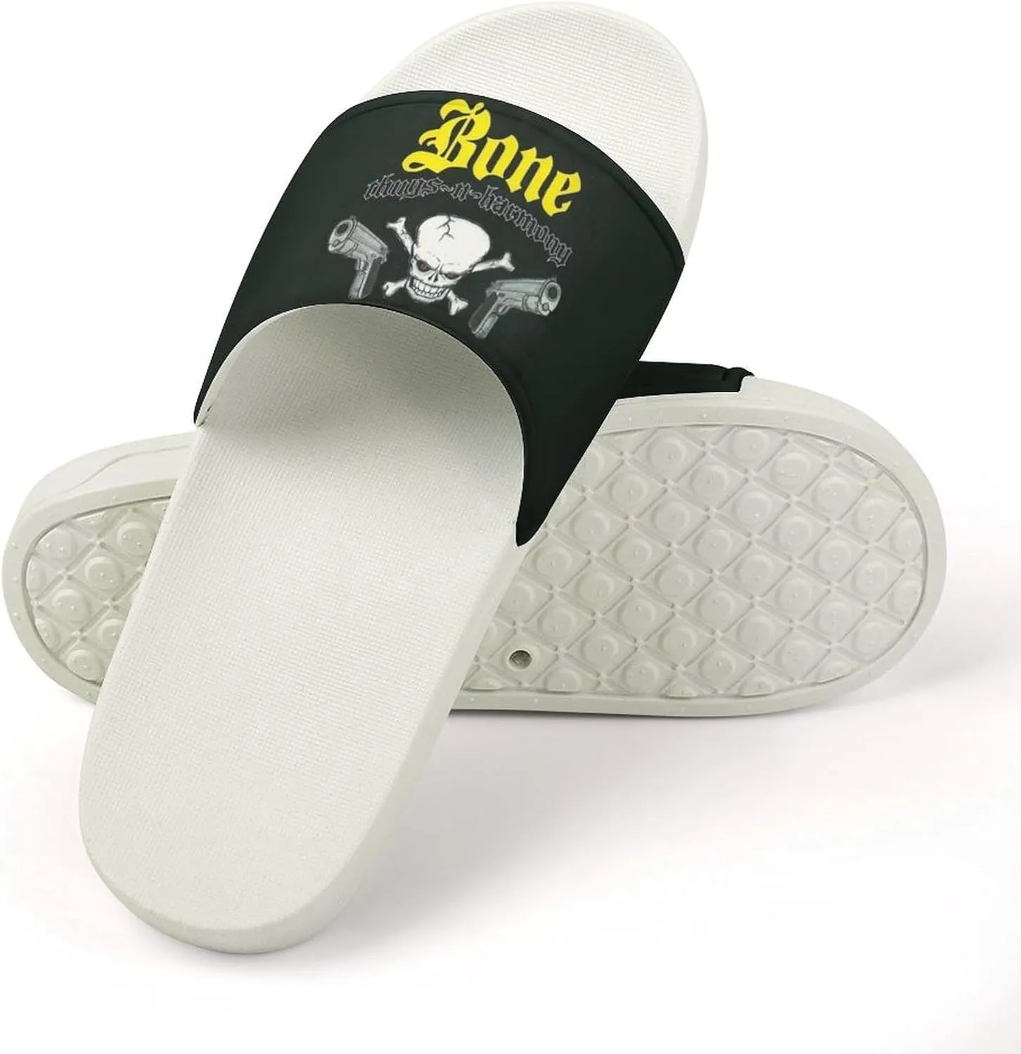 Bone Band Thugs Music N Rap Harmony PVC Home Slippers Womans Mens Slipper Non Slip Lightweight Open Toe Outdoor Breathable Shoes Quick Drying Sandal