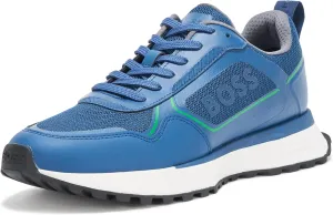 BOSS Men's Big Logo Mesh Mix Lace Up Sneaker