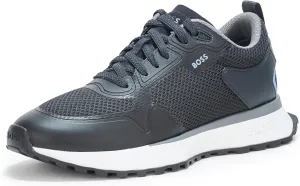 BOSS Men's Big Logo Mesh Mix Lace Up Sneaker