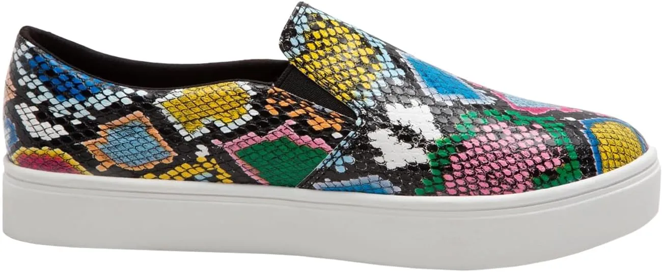 Brash Womens Annie Everyday Flat Skate Slip-On Sneaker