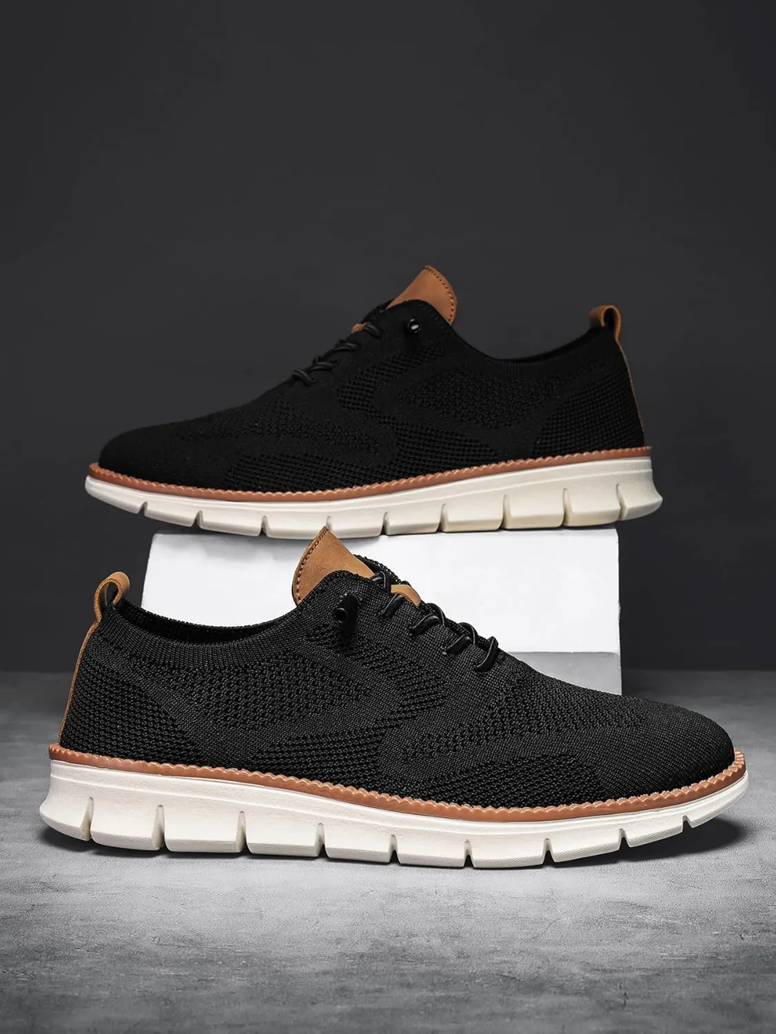 Breeze Men's Mesh Dress Sneakers - Business Shoes