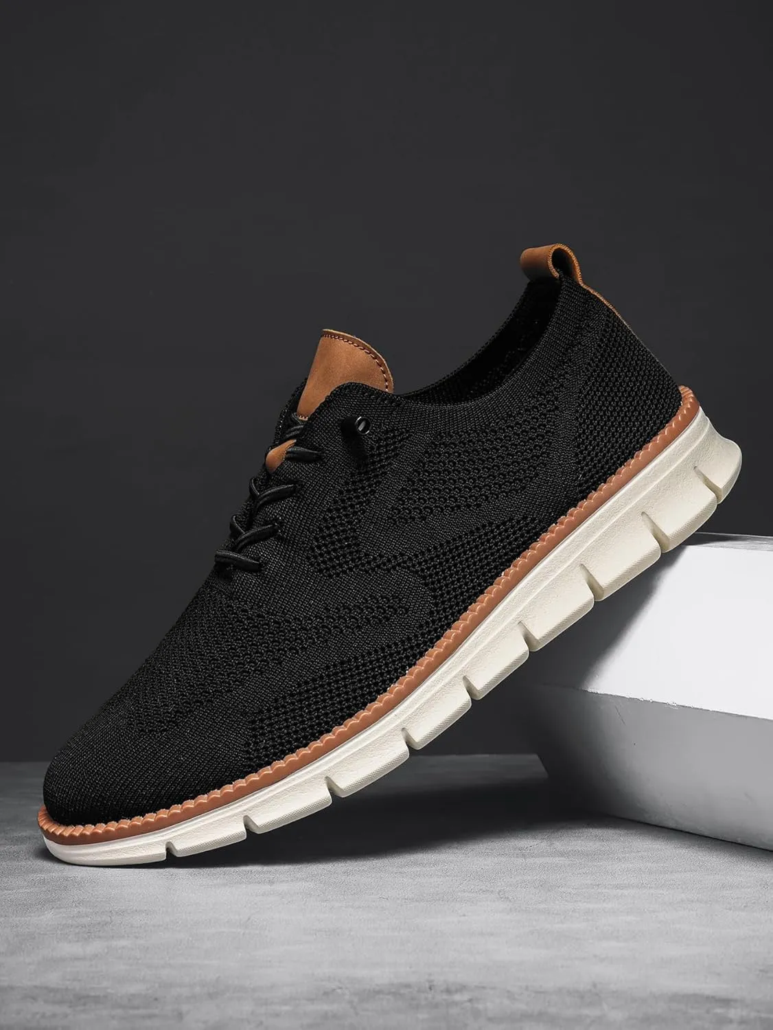 Breeze Men's Mesh Dress Sneakers - Business Shoes