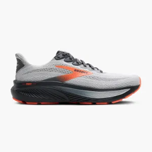 Brooks Men's Ghost 17  - Oyster Mushroom/Orange/Ebony
