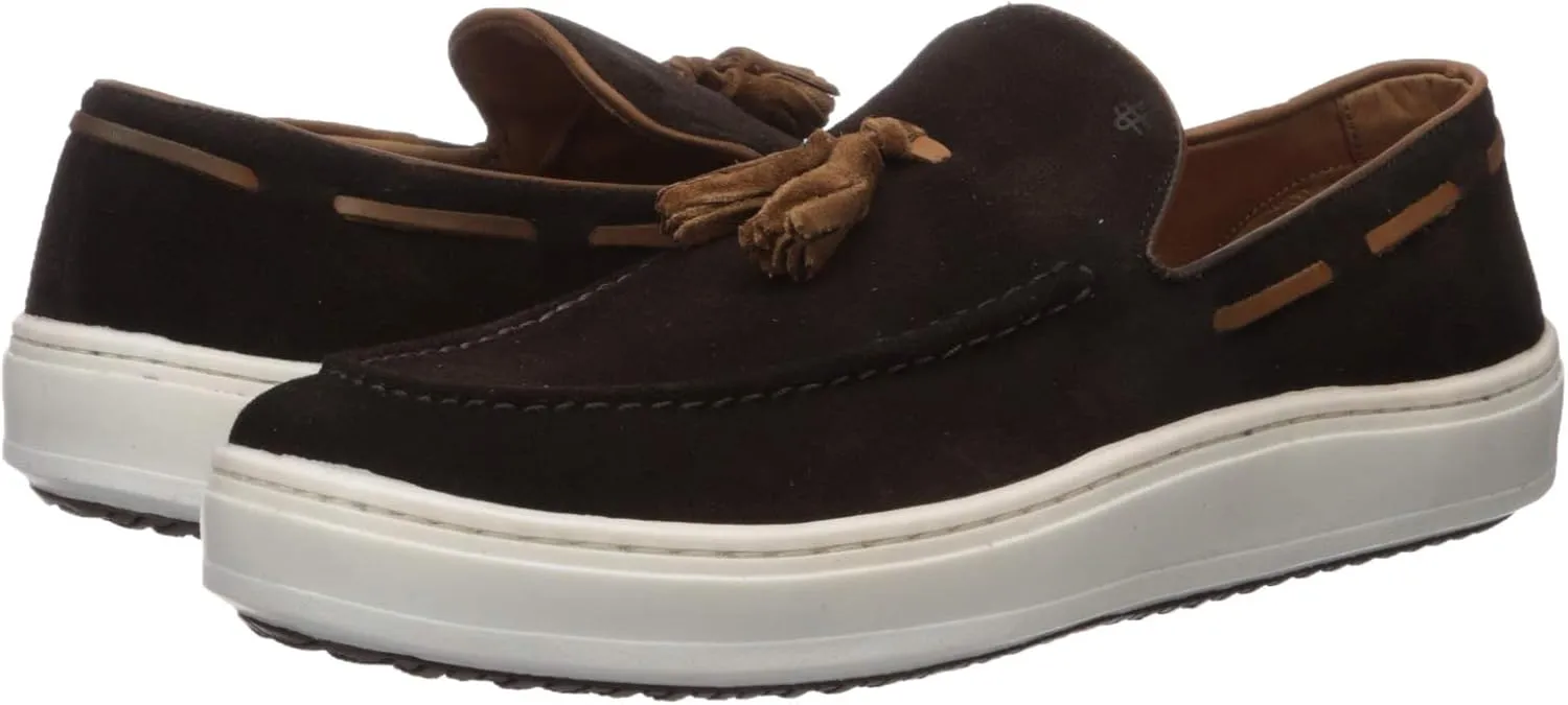 Brothers United Men's Leather Luxury Slip on Tassel Loafer