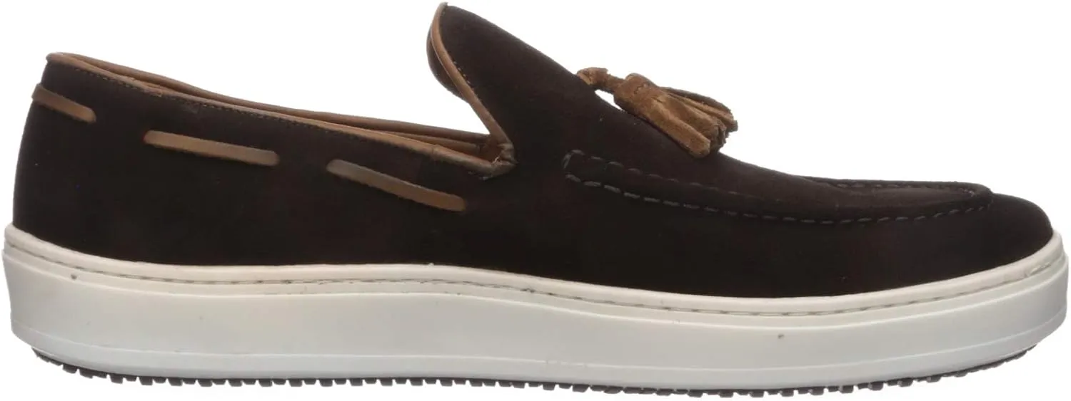 Brothers United Men's Leather Luxury Slip on Tassel Loafer