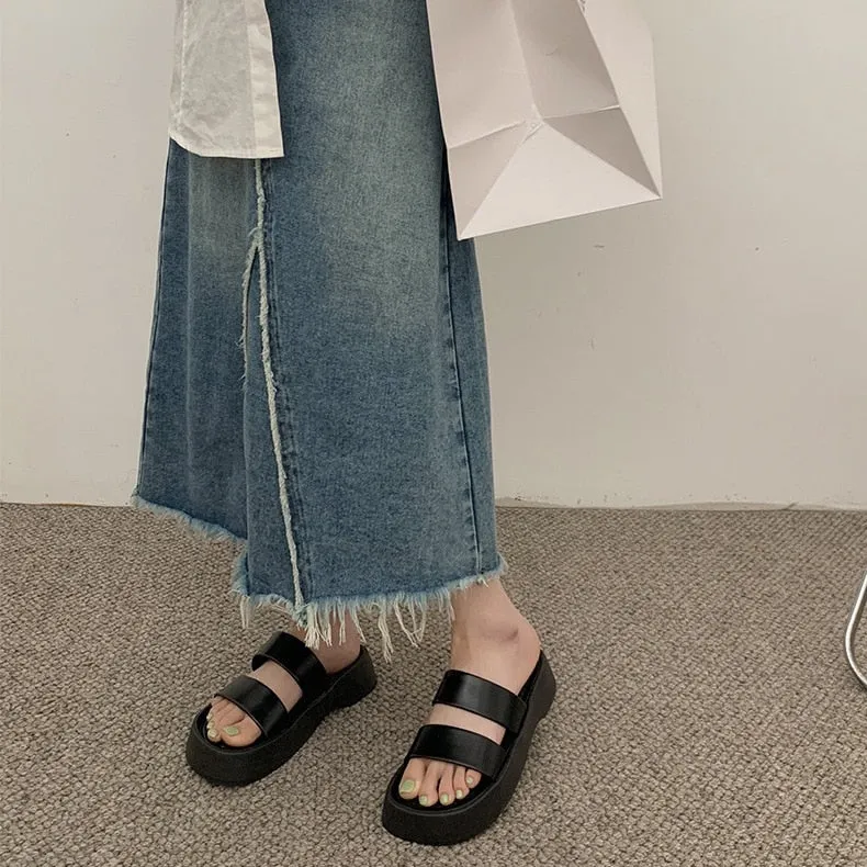 Brown anti-slip slippers Women