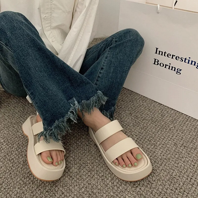 Brown anti-slip slippers Women
