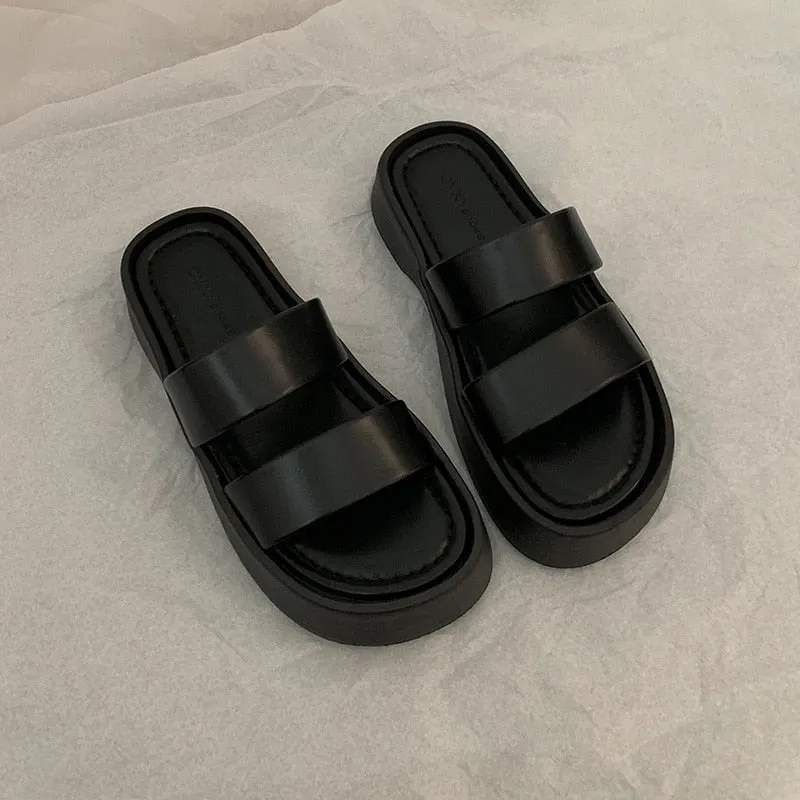 Brown anti-slip slippers Women