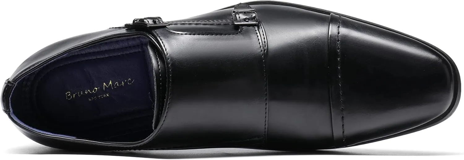Bruno Marc Men's Dress Loafer Shoes Monk Strap Slip On Loafers